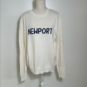 Ellsworth & Ivey Newport Cream Crewneck Sweater XL